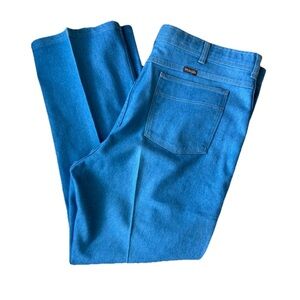 Vintage Wrangler Authentic Jeans Men's 42x29 Blue Denim Western Cowboy USA